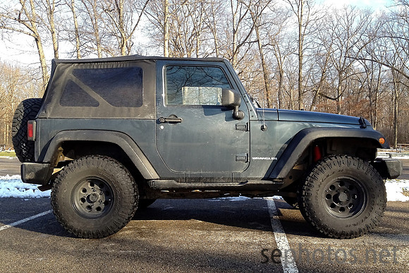 JK with 2.5" Frankenlift