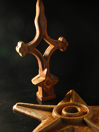 Rusty Cross and Star